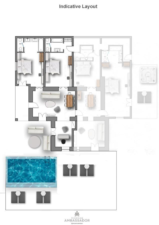 Myconian Ambassador Relais & Chateaux Platys Gialos  Exteriör bild